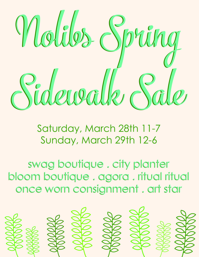 Spring Sidewalk Flyer