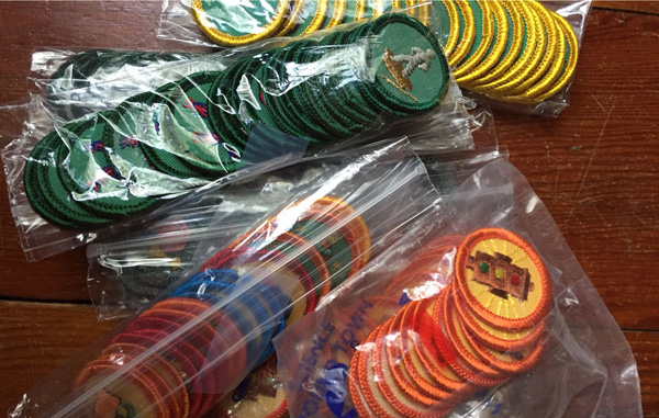 bags of badges