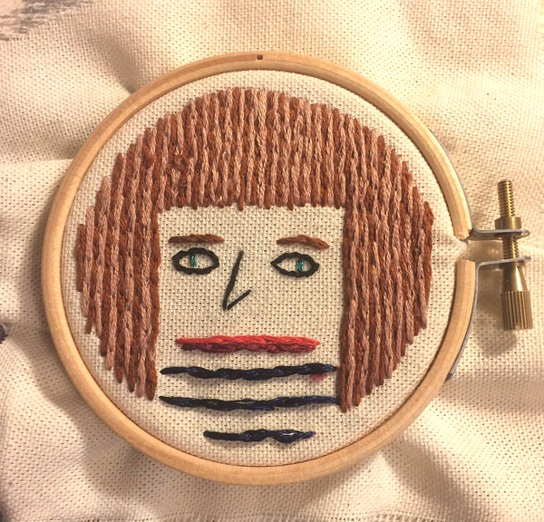 embroidered face600